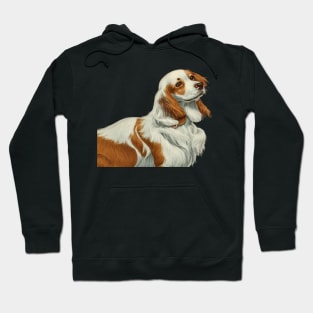 Elegant Brown Welsh Springer Spaniel Dog Hoodie